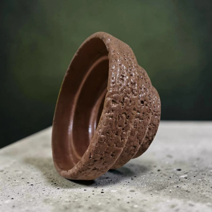 Stone textured planter