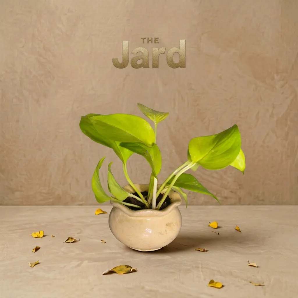 The Jard- 3.8"x2.75" I Handcrafted I Wavy design I Yellow ochre I Succulent planter / Base plate included