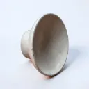 The Plinth XL- 3 layer Lucky Bamboo Pedestal bowl | Grey |5.5"x2 75" | Natural Color  | Earthy Texture.