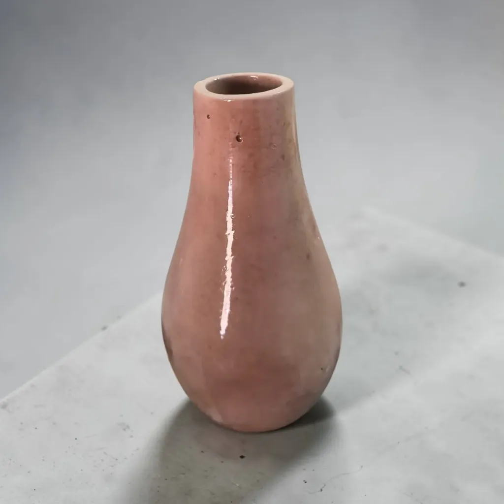 [REC-Cor] The Corniche-3"x 5.5" home decor I Minimalist Vase I Perfect desk accessories I Handcrafted with Love (Corniche Teracotta)